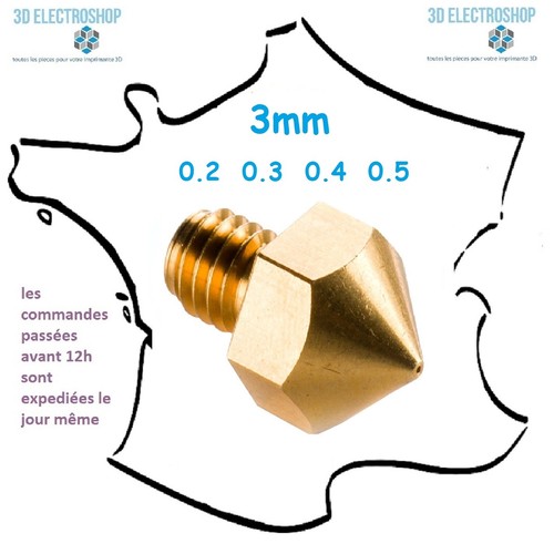 Buse extrudeur ultimaker 3mm - buse,