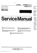 Service manuel instructions - manuel, d'instructions
