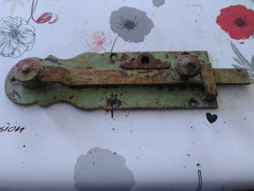 Ancien loquet poucier fer - poucier,