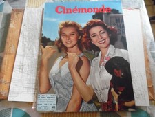 CINEMONDE NO 1148-08/1956--BRIGITTE BARDOT-DANIK PATISSON-FILMS -DIVERS
