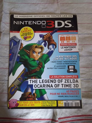 Magazine 3ds zelda ocarina - 3ds,