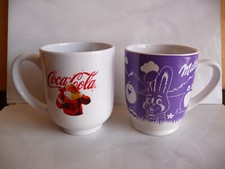 2 Coca Cola Milka coffee cups