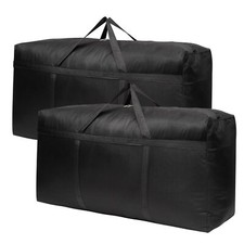 2PCS 98L Grand Sac de Rangement - Sac Demenagement Imperméable en Tissu Oxfor...