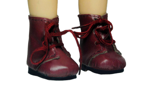Boneka bottes cuir bordeaux - boneka,