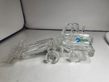 TRACTO PELLE EN CRISTAL PUBLICITAIRE "TOUS'LOUE CONTACT" une pièce cassée   stj