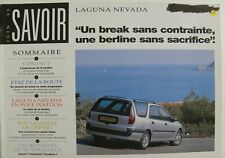 Brochure SAVOIR Renault LAGUNA