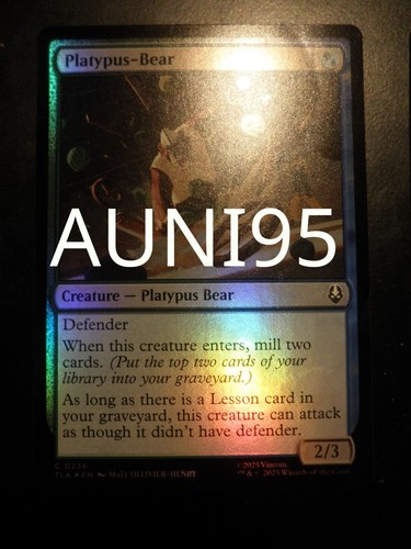 Mtg magic platypus bear - mtg, platypus-bear