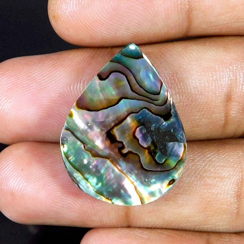 Cabochon poire paua - cabochon,