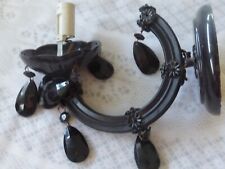 applique noir avec pampilles support fer le reste plastic