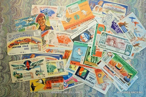 Billets loterie - billets, de