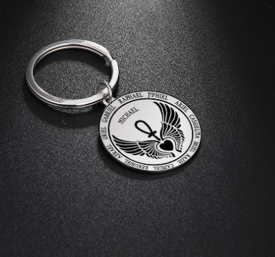 Porte clefs archange - porte, saint