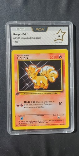 Carte pokémon goupix 102 - pokémon,