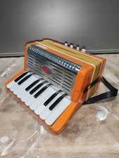 Accordéon Vintage Jolly Orange Vintage  Pour Enfants Année 60-70