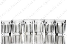 Six verres à Whisky n°2 Harcourt par Baccarat. Six Whisky glasses n°2 Harcourt