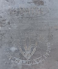 Ancienne gamelle aluminium LA HUTTE "SÉLECTIONNÉ PAR LE SCOUTISME FRANÇAIS" C71