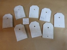 4/ lot de 8 plaque socle  en marbre old marble  FRENCH pour sujet régule bronze