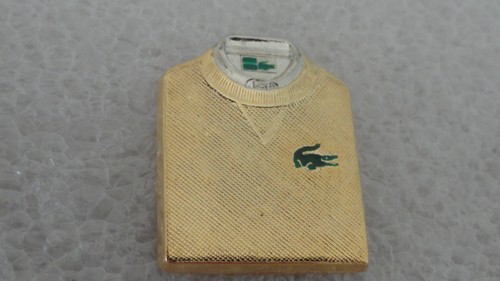 Pin polo lacoste dore - s,