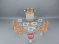 Service de 10 verres et carafe
