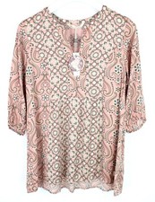 ODD MOLLY Funky Belle Tunic Chemisier Femme X Petit Manche Trois Quart à Motifs