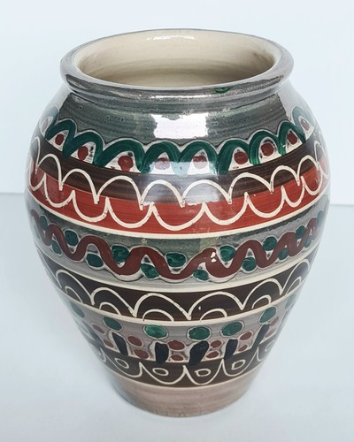 Vase céramique signée - vase, en