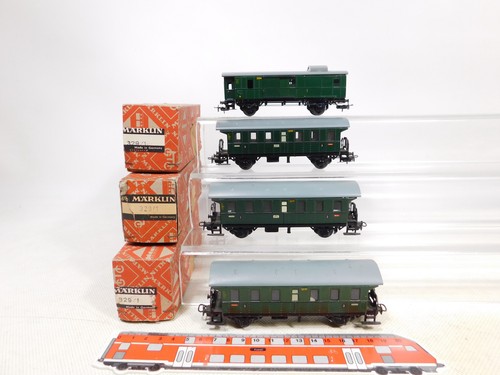 Märklin wagen 329 1 - h0, 4x