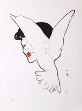 René Gruau (1909-2004) - Lithographie originale signée (Dior)