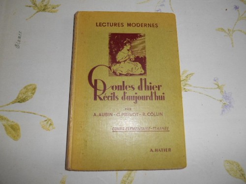 Livre école ancien lecture - d,