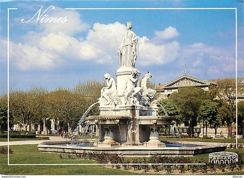 Carte postale nimes - carte,