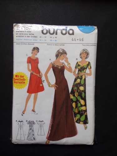 Patron vintage burda 27187 - §,