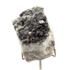 Galène calcite 745 - galène, calcite.