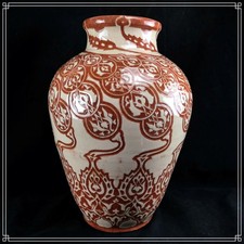 VASE ART NOUVEAU CÉRAMIQUE