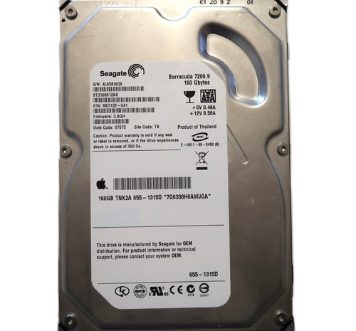 Seagate barracuda st3160812as - seagate,