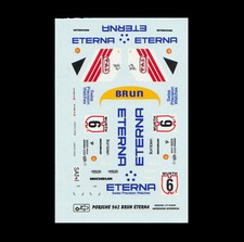 Decal JPS Porsche 962 c Brun
