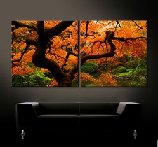 JAPANESE GARDEN WALL toile