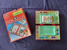 MONOPOLY VINTAGE 1994 - MINI PLATEAU de VOYAGE - JEU SOCIETE