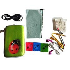 Console DS Lite Officielle turquoise révisé coque neuve + house écouteur styl