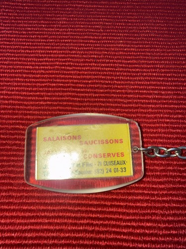 Ancien porte cle - porte, publicité