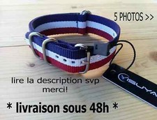 22mm ZULU BRACELET NYLON NATO *La France* POUR MONTRE