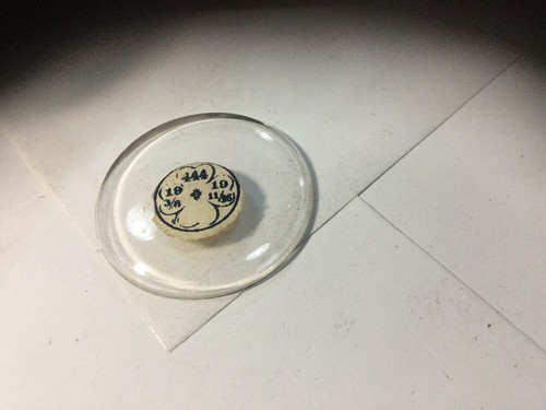 Verre montre coq - 44,4, mm