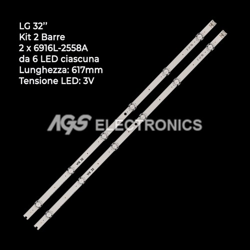 Kit barres pneu led lg - tv,