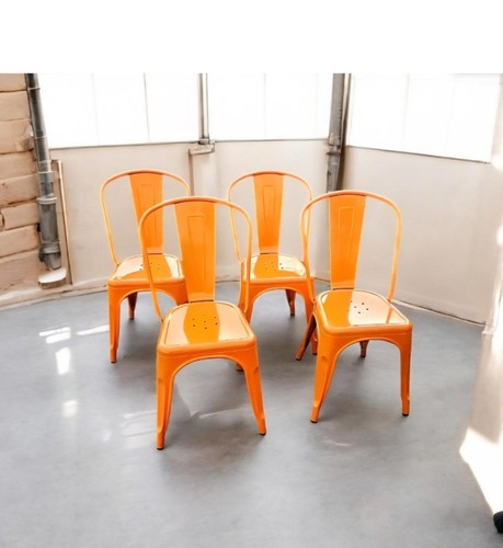 Chaises métal style - 4,