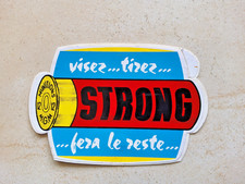 autocollant ancien STRONG  cartouche  ARMES DE CHASSE vintage 