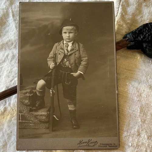 Photo ancienne cabinet card - photo,