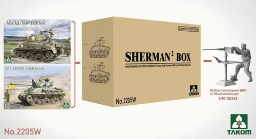 Takom set sherman - 2x,