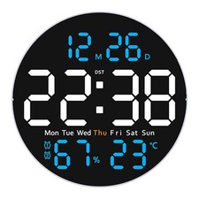 Horloge Murale LED avec
