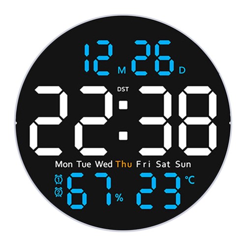 Horloge murale led - horloge, avec