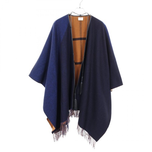 Manteau poncho hermes laine - hermes,