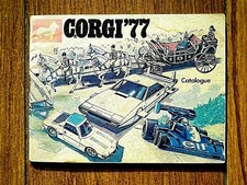 Catalogue voitures, camions, tanks, tracteurs, pompiers miniatures Corgi '77