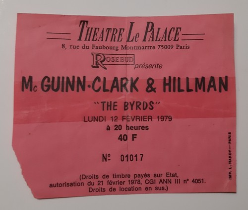 Ticket billet used - ticket, place