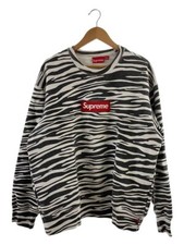 Sweat À Col Rond Logo Box Supreme Blanc L D'occasion